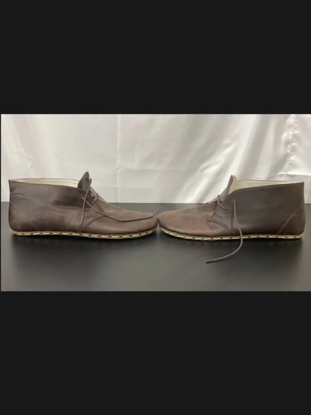 Earthing Harmony Grounding Barefoot Chukka Boot EU 45 US 12-12.5 Brentwood Brown